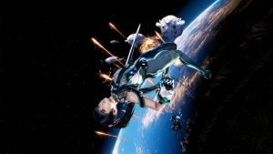 Eve, personagem do jogo Stellar Blade, no catálogo de jogos